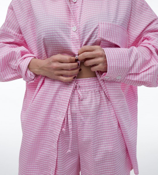 Рожевий костюм у клітинку | Showroom By Nona — зображення 6